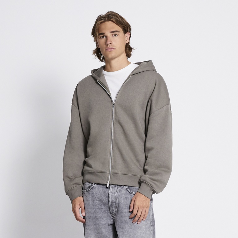Zip hoodie "Above" Green